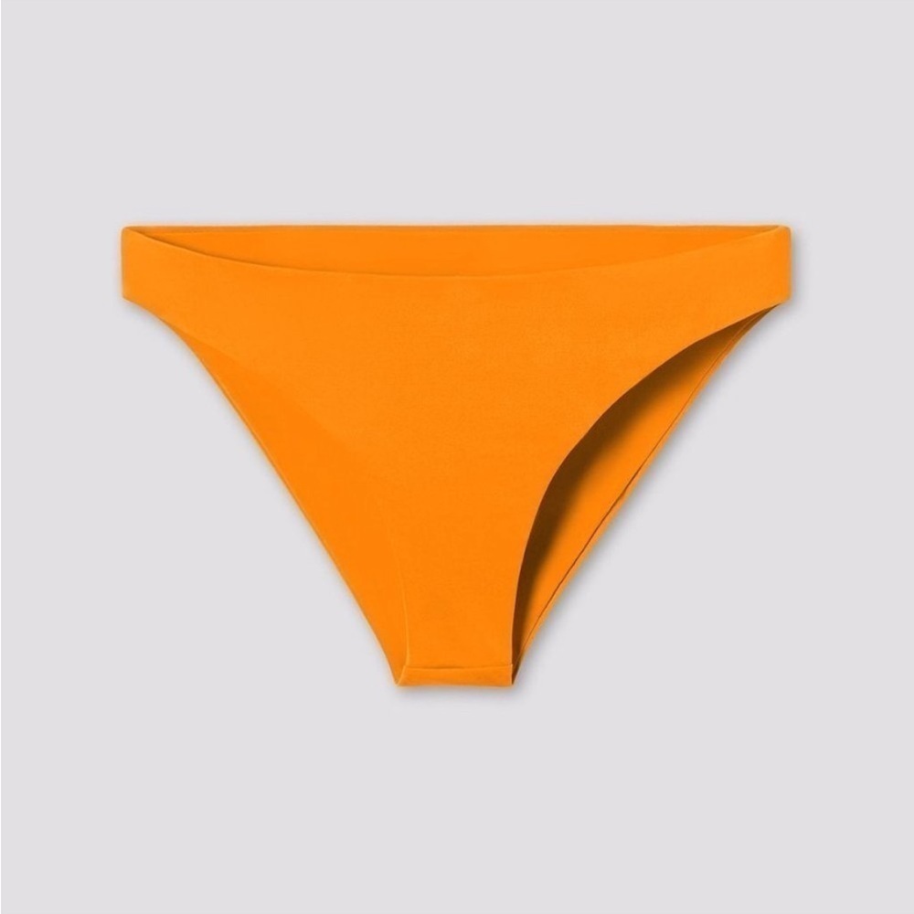 Girlfriend Collective | NWT Spritz Orange Bay Bikini Bottom Large